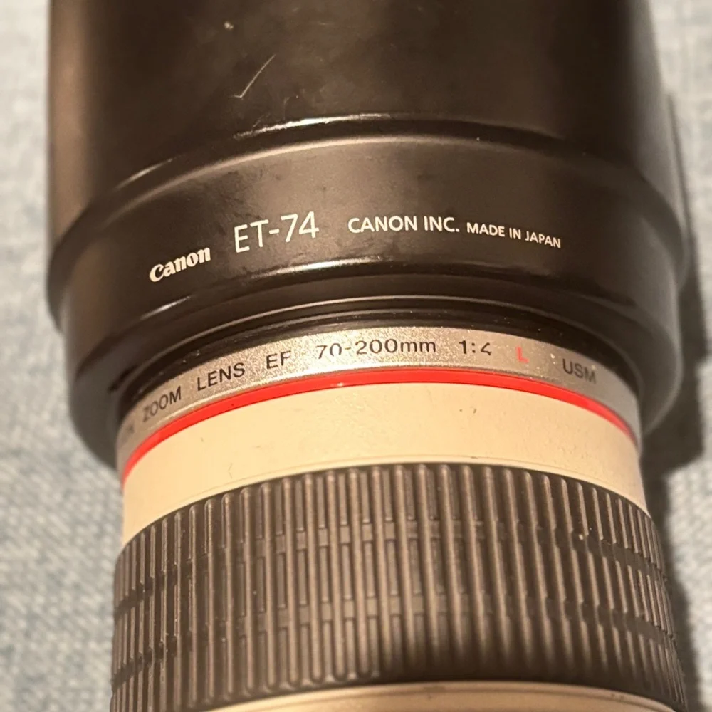 Premium Black and Cream Camera Lens